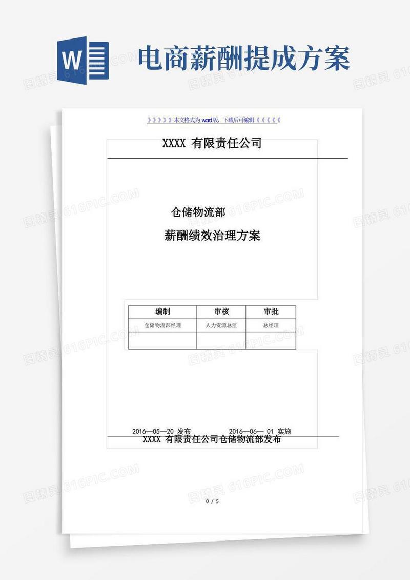 电商仓储物流部薪酬绩效管理方案,薪资组成与奖励办法