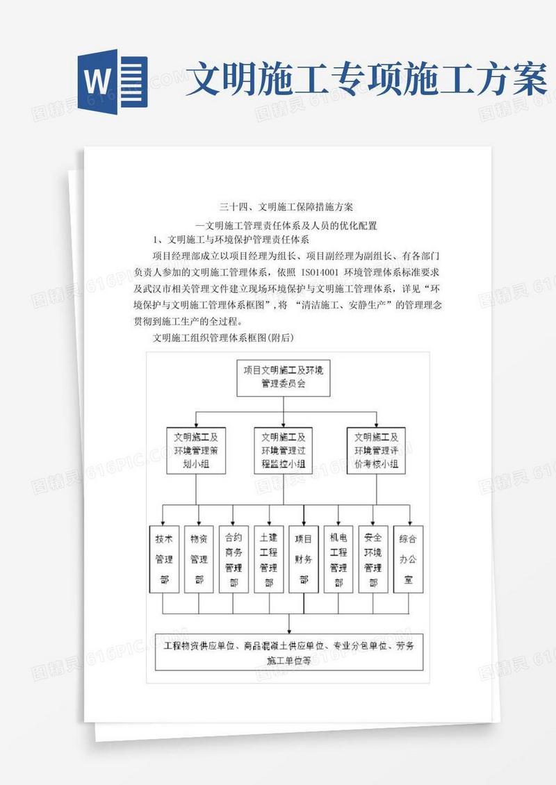 文明施工保障措施方案