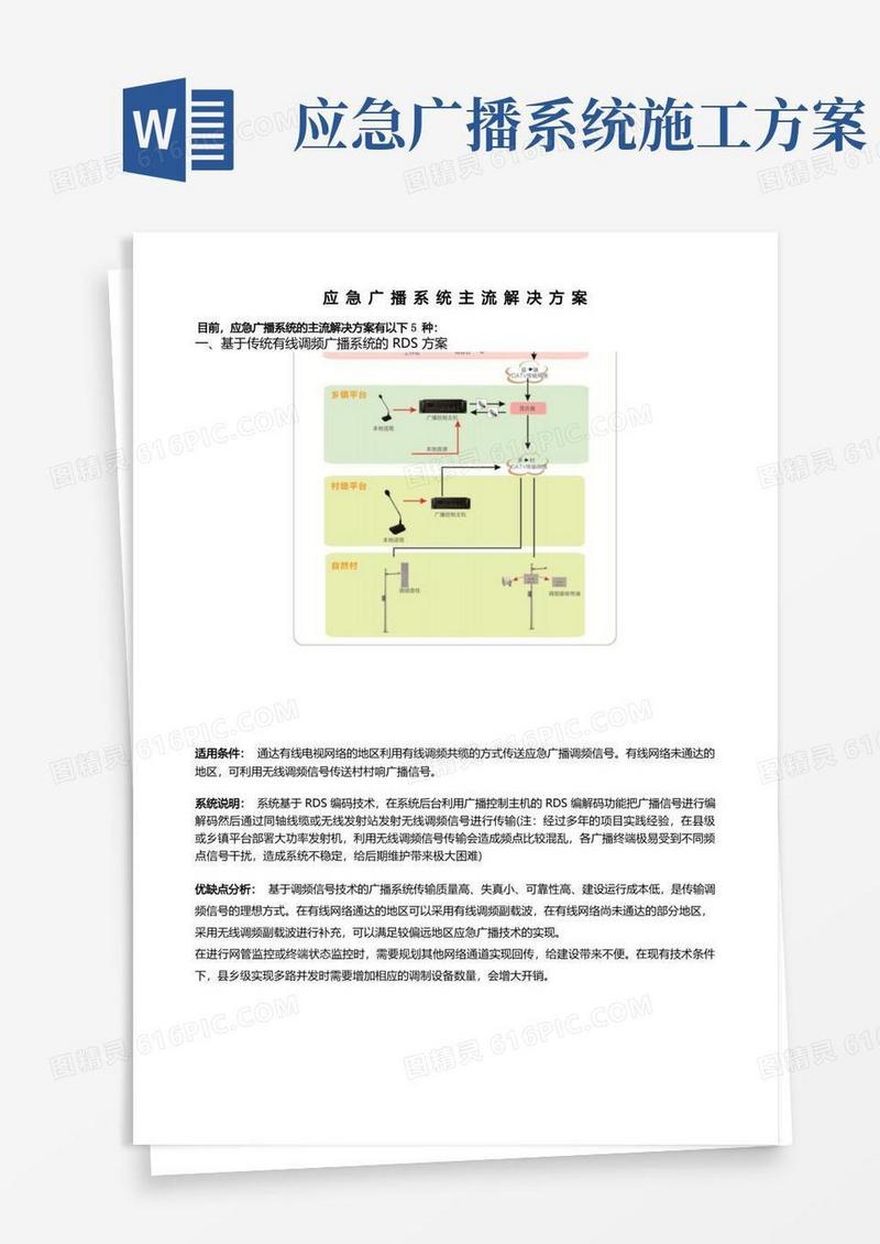 应急广播系统解决方案