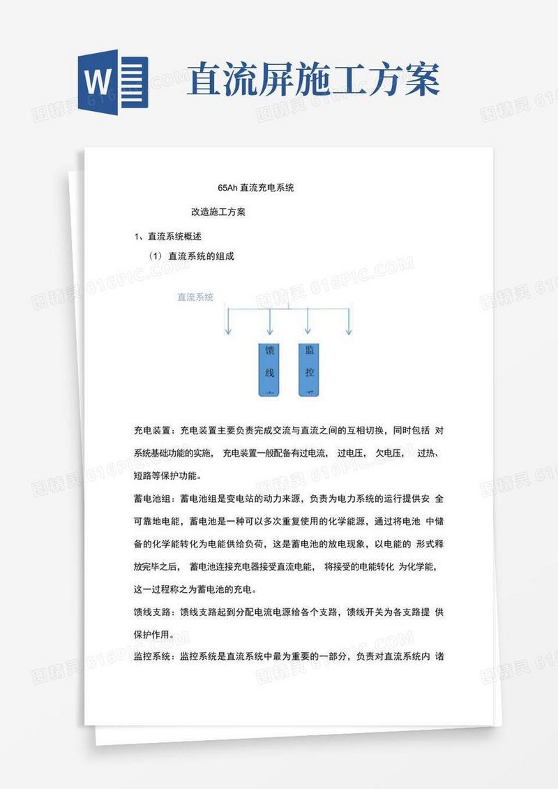 直流屏改造方案