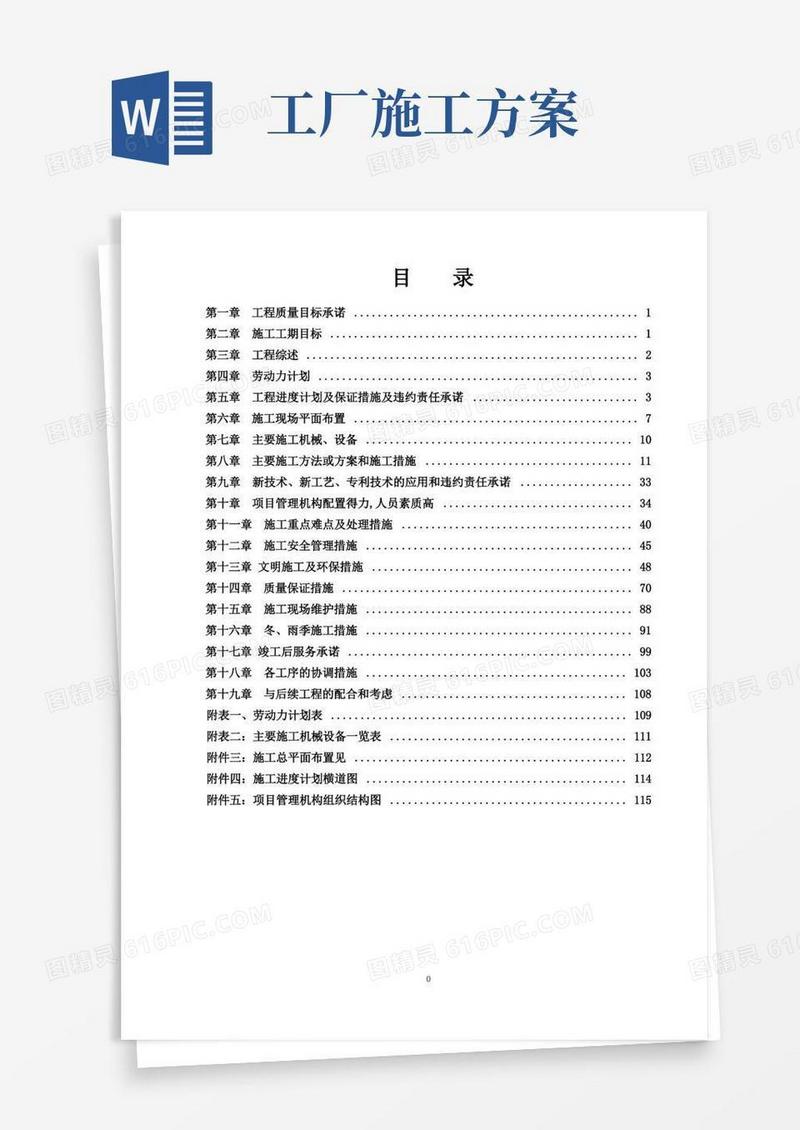 厂房改造工程施工方案【范本模板】