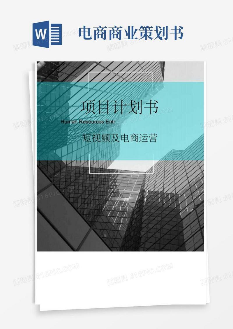 短视频及电商运营项目融资商业计划书