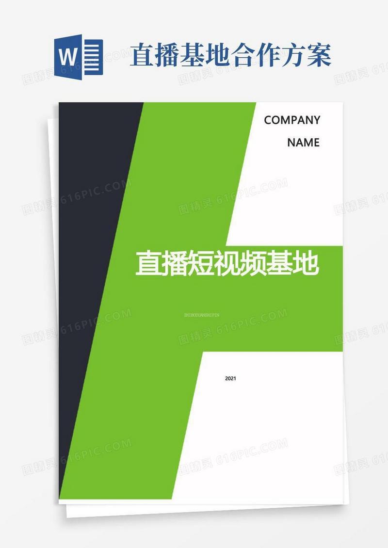 2021打造直播短视频孵化基地优质文档