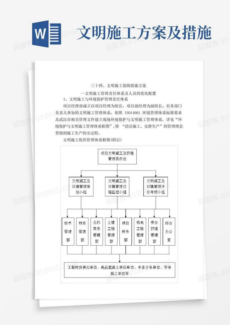 文明施工保障措施方案