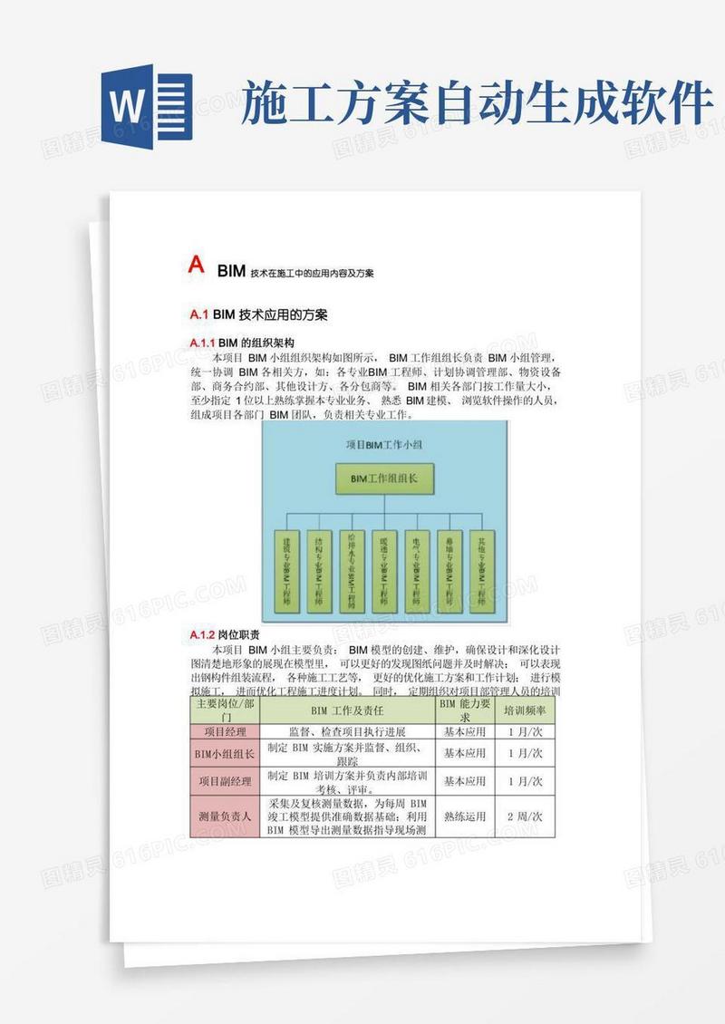 BIM技术在施工中的应用内容及方案