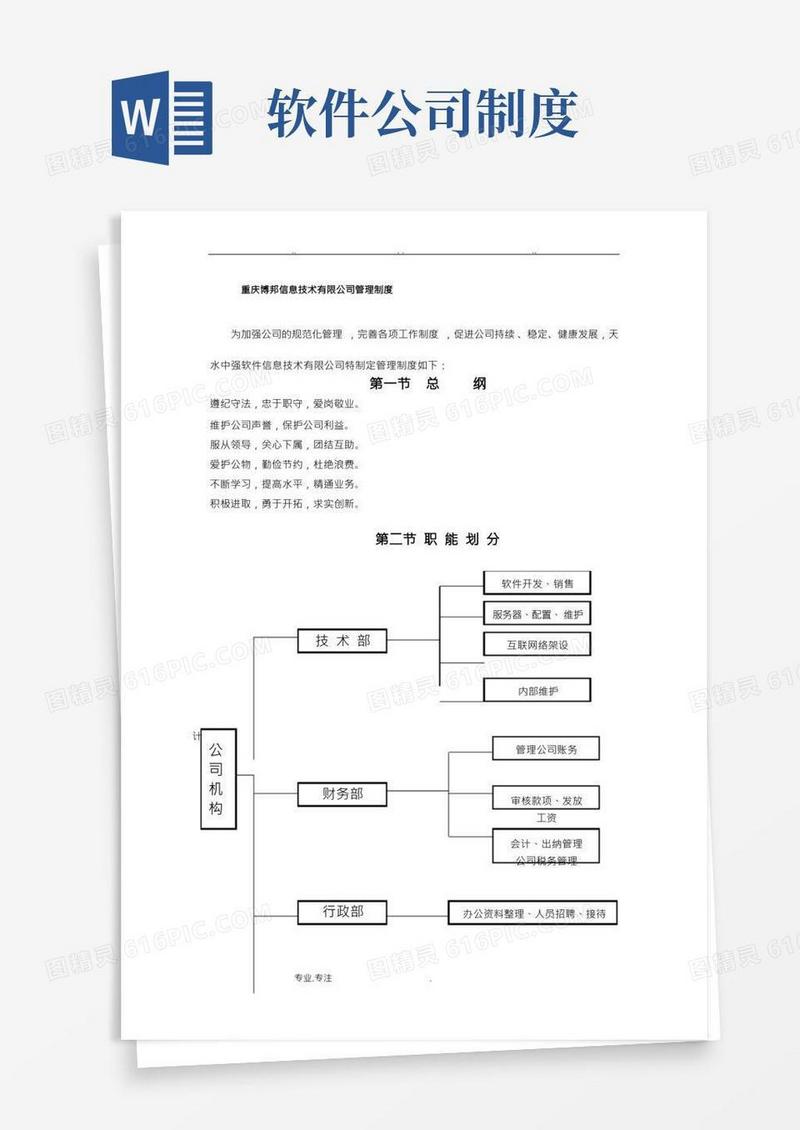 软件公司管理制度汇编