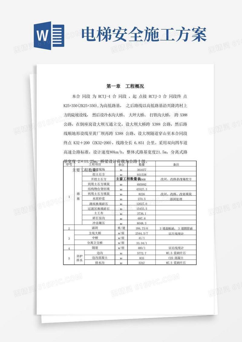 施工电梯安全施工方案