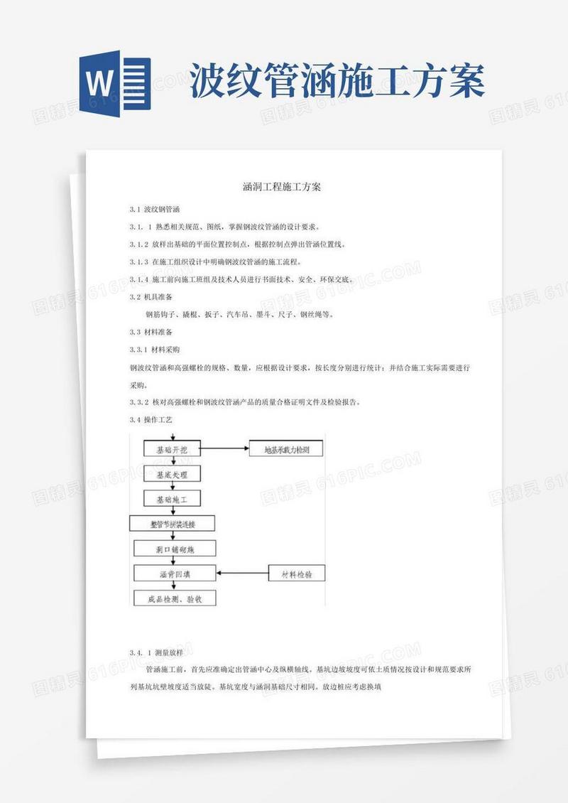 涵洞工程施工方案