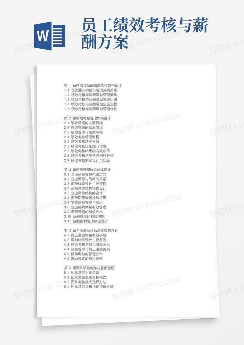 绩效考核与薪酬激励整体解决方案