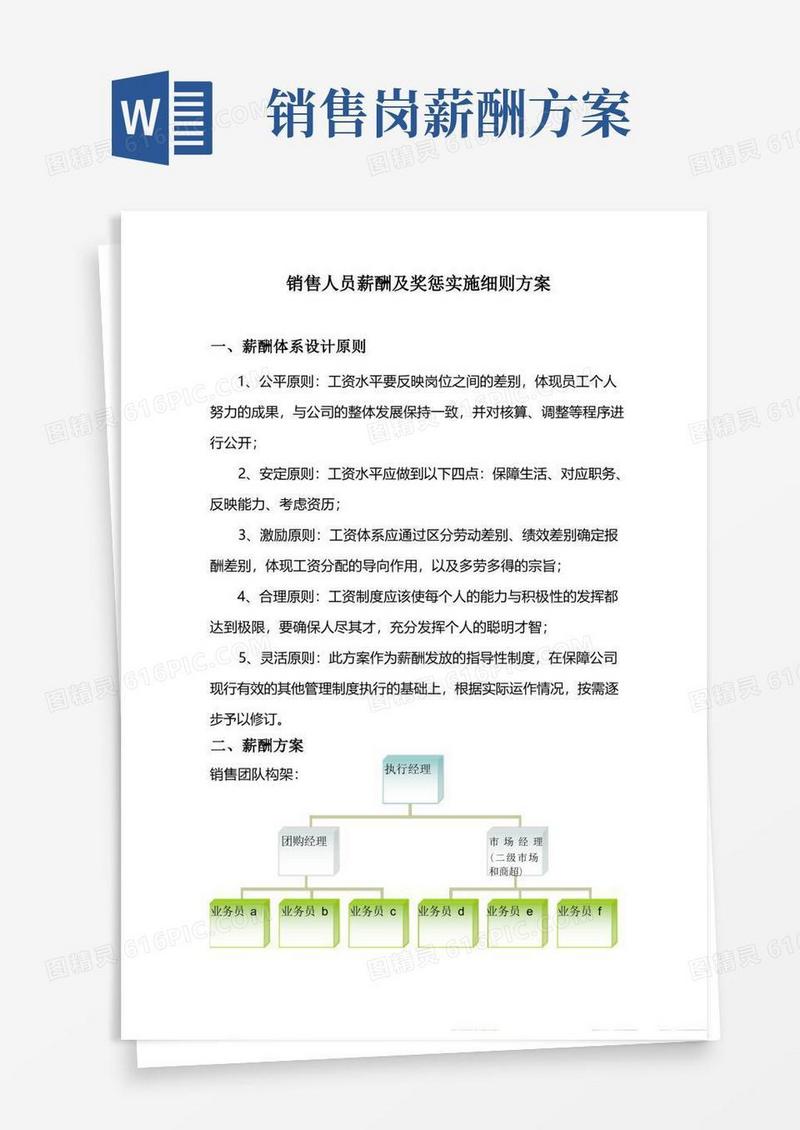 【销售薪酬体系】销售人员提成及薪酬制度