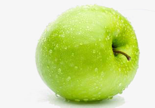 手绘水果图片食物图标  青苹果