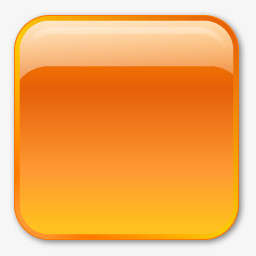 橙色方形按钮图标