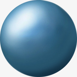 蓝色的球体图标
