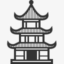 中国寺庙图标