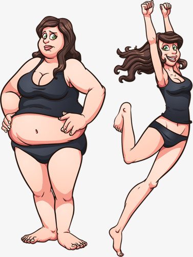 美女减肥减肥海报pngpsd减肥计划创意艺术字pngpsd减肥计划创意卡通