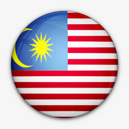 国旗马来西亚对世界标志图标