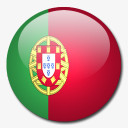 葡萄牙国旗国圆形世界旗