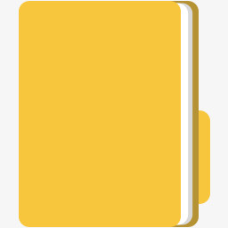 一个黄色的文件夹