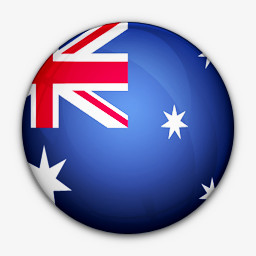 澳大利亚国旗对世界标志图标
