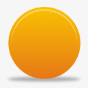 橙色圆形按钮图标