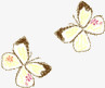 粉色元素卡通人物 卡通手绘蝴蝶