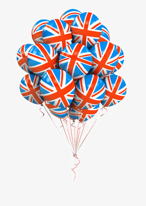 英国国旗图案气球
