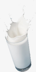 一杯白色的牛奶