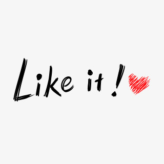 Like it 字体