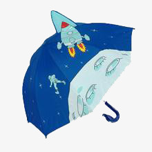 蓝色卡通伞