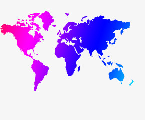 矢量手绘炫彩世界地图图片免费下载_png素材_编号192i7623v_图精灵