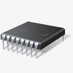 芯片CPU硬件微芯片处理器远景设计的硬件和设备