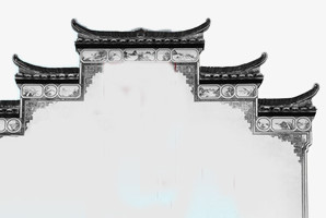 古典图案中国风图案 中国风古代建筑