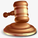 法庭审判系列图标下载