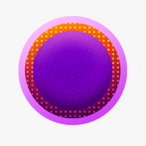 紫色炫彩圆形图标