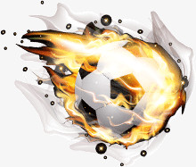 足球似火的装饰图