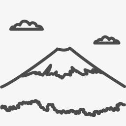 日本富士山图标