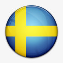国旗瑞典国世界标志