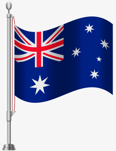 澳大利亚国旗卡通图片