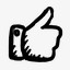 同意批准不喜欢好的手拉的手绘像没有拇指拇指向上大拇指朝下竖起大拇指起来投票可以快乐的图标免费–36手绘UI图标