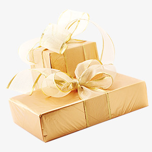 金色浪漫礼物盒