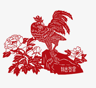 红色剪纸