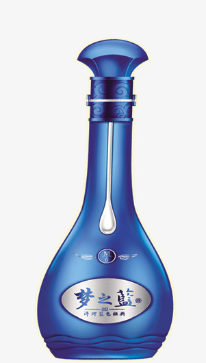 梦之蓝酒瓶图案