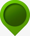 浅绿色的位置定位图标