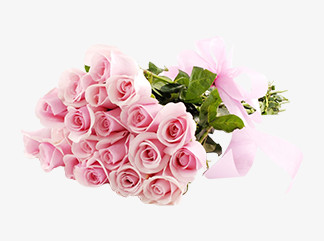 粉色浪漫玫瑰花花束