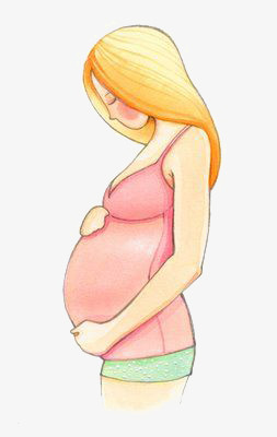 卡通Q版孕妇可爱图片