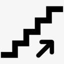楼梯楼梯起来提升上升提升上传增加点图标