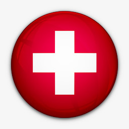 国旗对瑞士世界标志图标