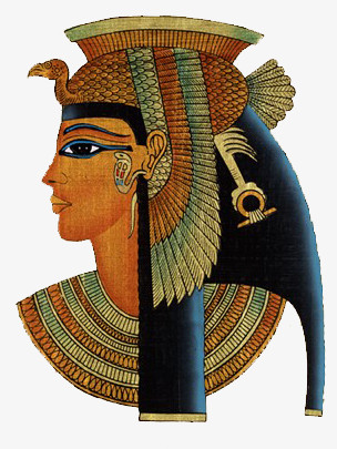 古埃及艳后头像雕塑
