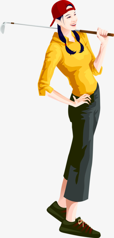 美女高尔夫