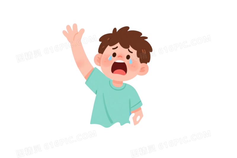 惊慌男孩卡通手绘元素图片免费下载_PNG素材_编号14nijqdk4_图精灵